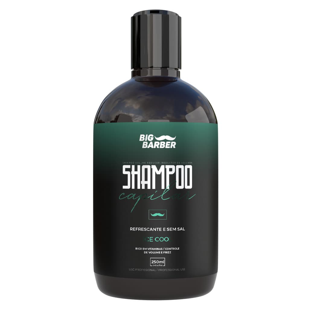 Shampoo Capilar Big Barber 250ml Ice Cool Profissional