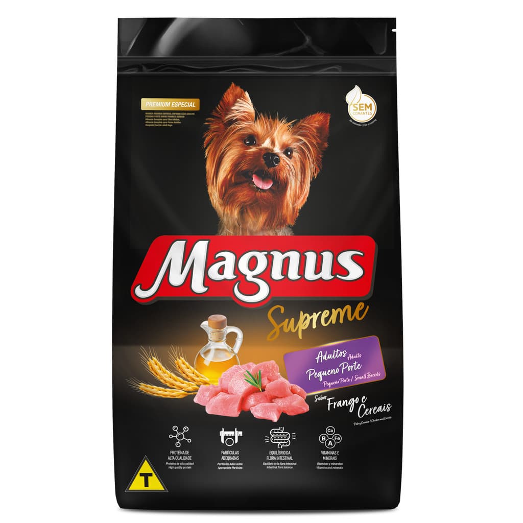 Ração Cachorros Adultos Pequeno Porte Magnus Supreme 10 kg