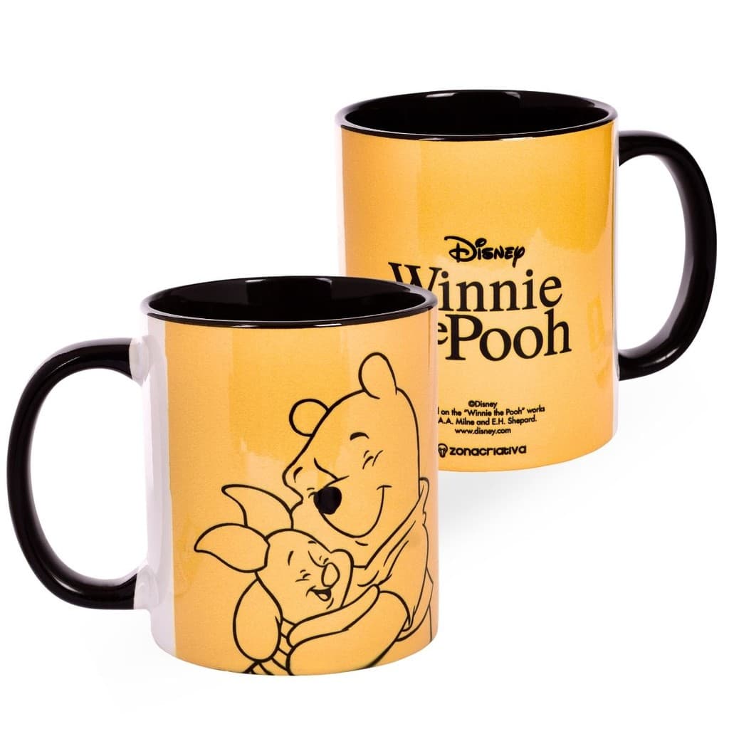 Caneca em Cerâmica Pop Ursinho Pooh Disney 350ml - Zona Criativa