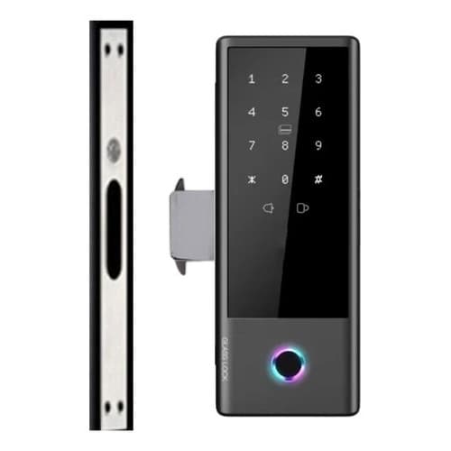 Fechadura Biométrica Digital Gt Pro Eletrônica Para Porta Vidro App TTlock
