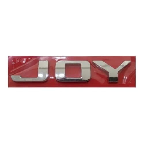 Emblema Letreiro Joy Modelo Gm 2020 2021 Tampa Traseira