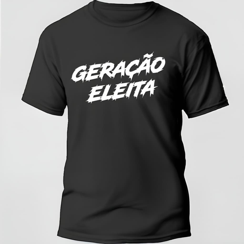 Camiseta Camisa Masculina Moda Gospel Geração Eleita Deus
