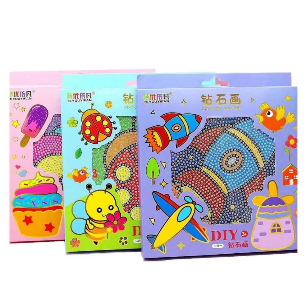 Pintura Cristal De Diamantes Anti Stress Infantil Novidade