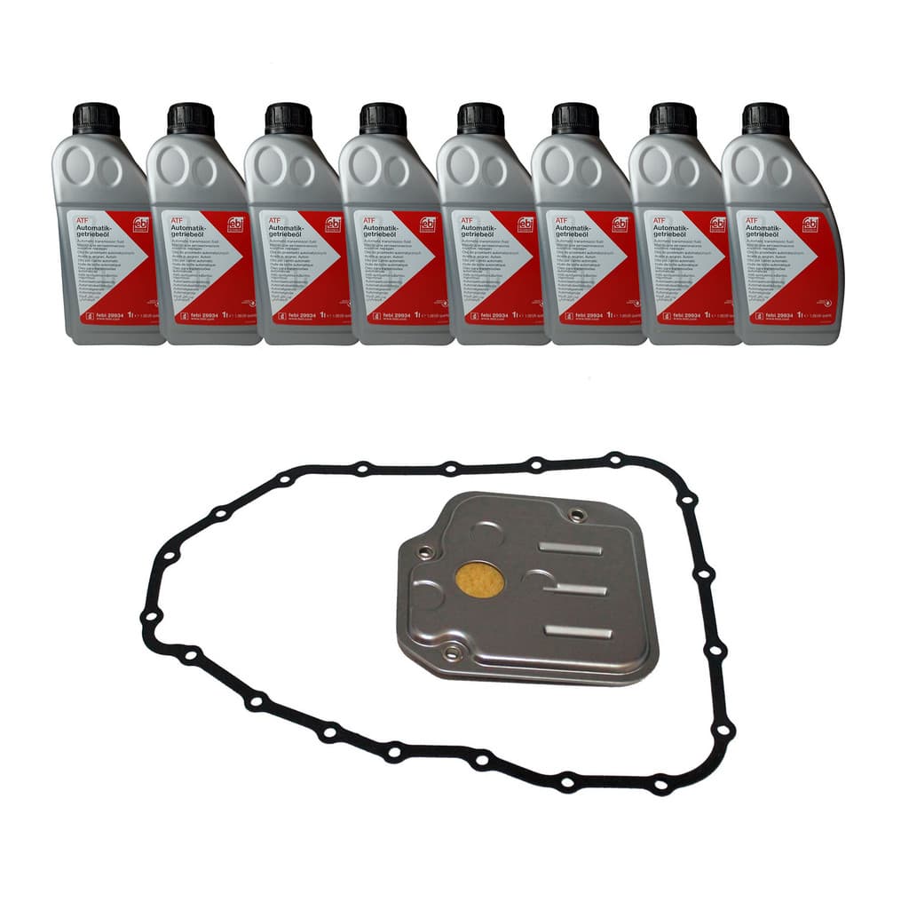 KIT TROCA de ÓLEO CÂMBIO AUTOMÁTICO PARA HYUNDAI HB20 I30 CERATO PICANTO 4 MARCHAS FEBI 8 LITROS