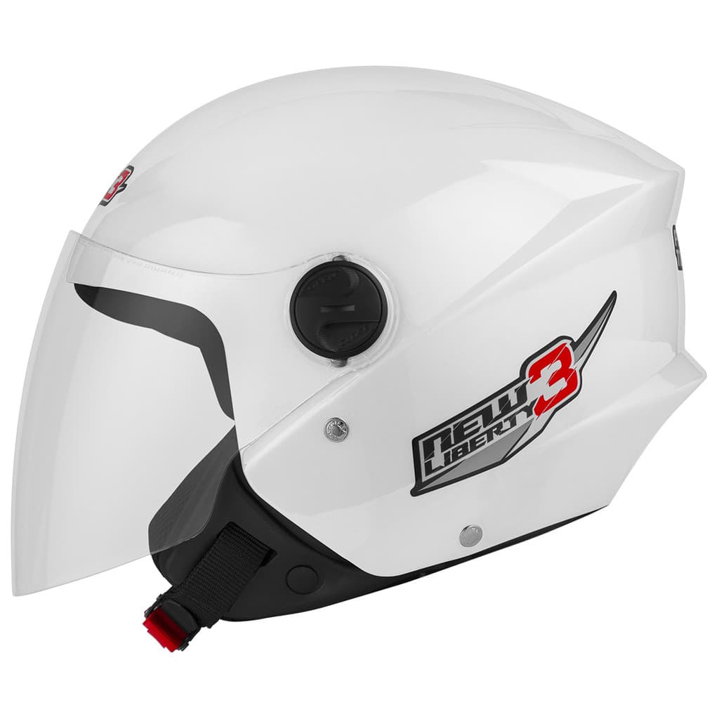 Capacete Moto Aberto Feminino E Masculino New Liberty 3 Com Viseira Móvel Pro Tork