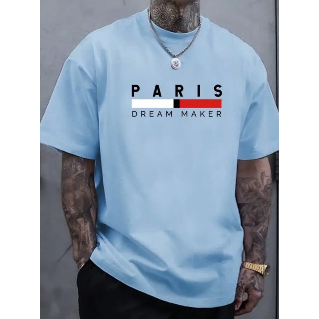 Camiseta Masculina Paris Dream Maker Camisa Premium 100% Algodão Lançamento casual toop