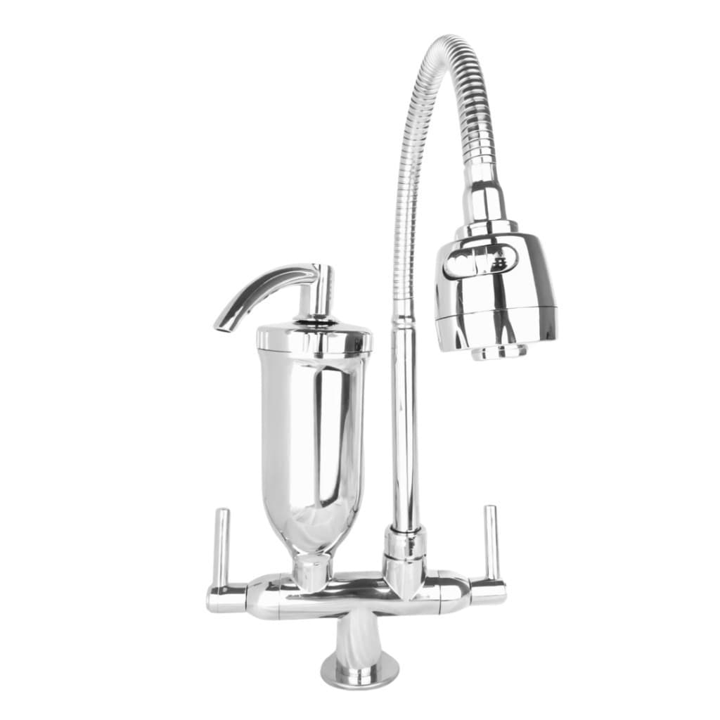 Torneira Com Filtro Gourmet Pia Cozinha De Mesa Metal Inox