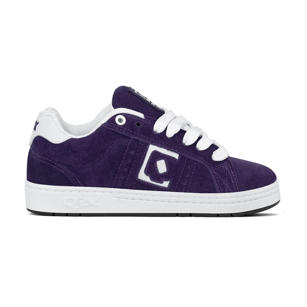 Tenis Qix Combat Suede Roxo Branco Original