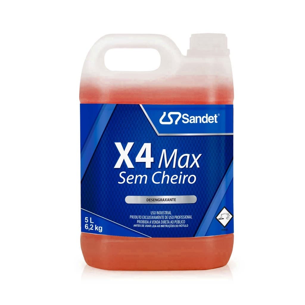 Solupan Sem Cheiro Sandet Concentrado X4 Max Desengraxante Alcalino