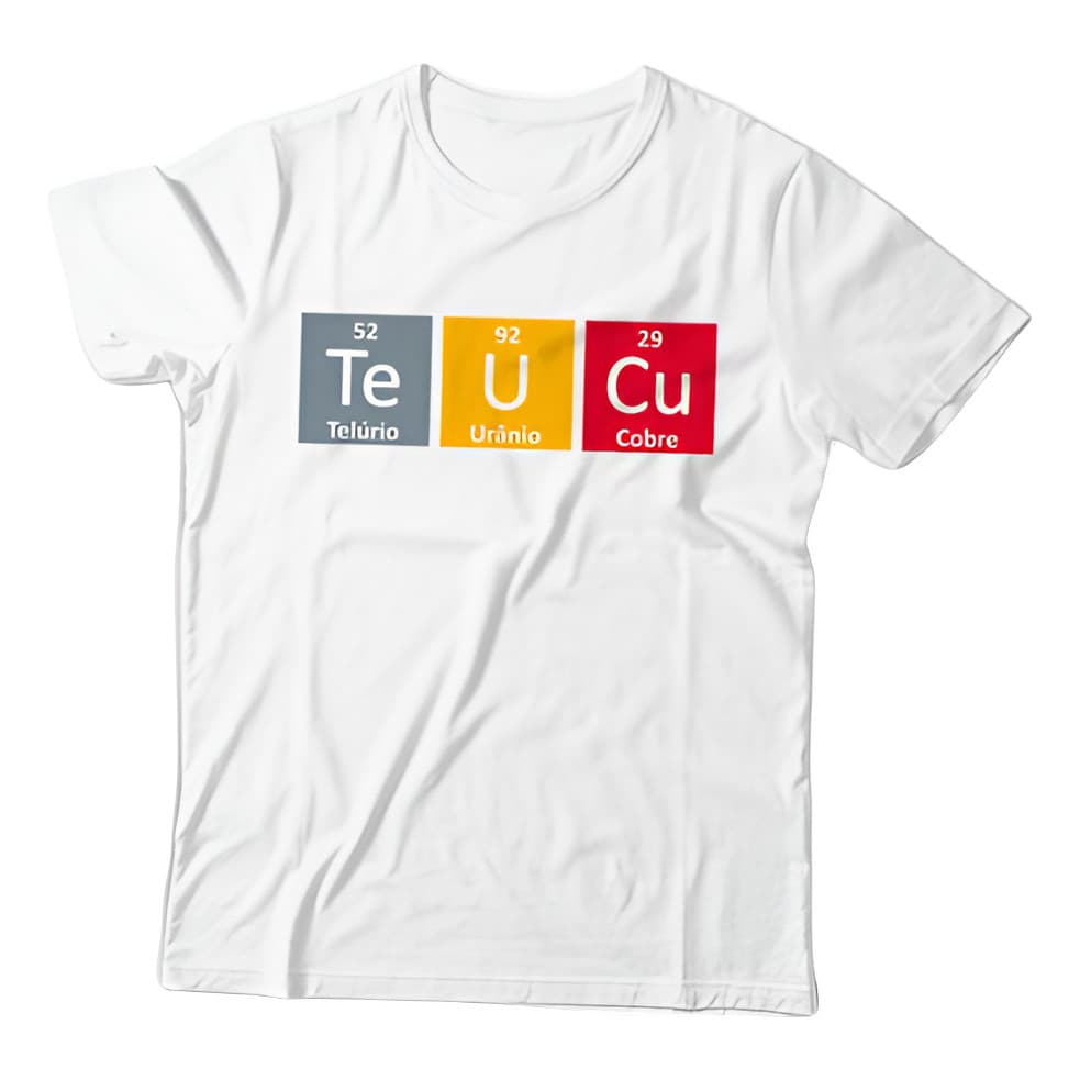 Camiseta Camisa Teu Cu Química Humor Frases Engraçadas