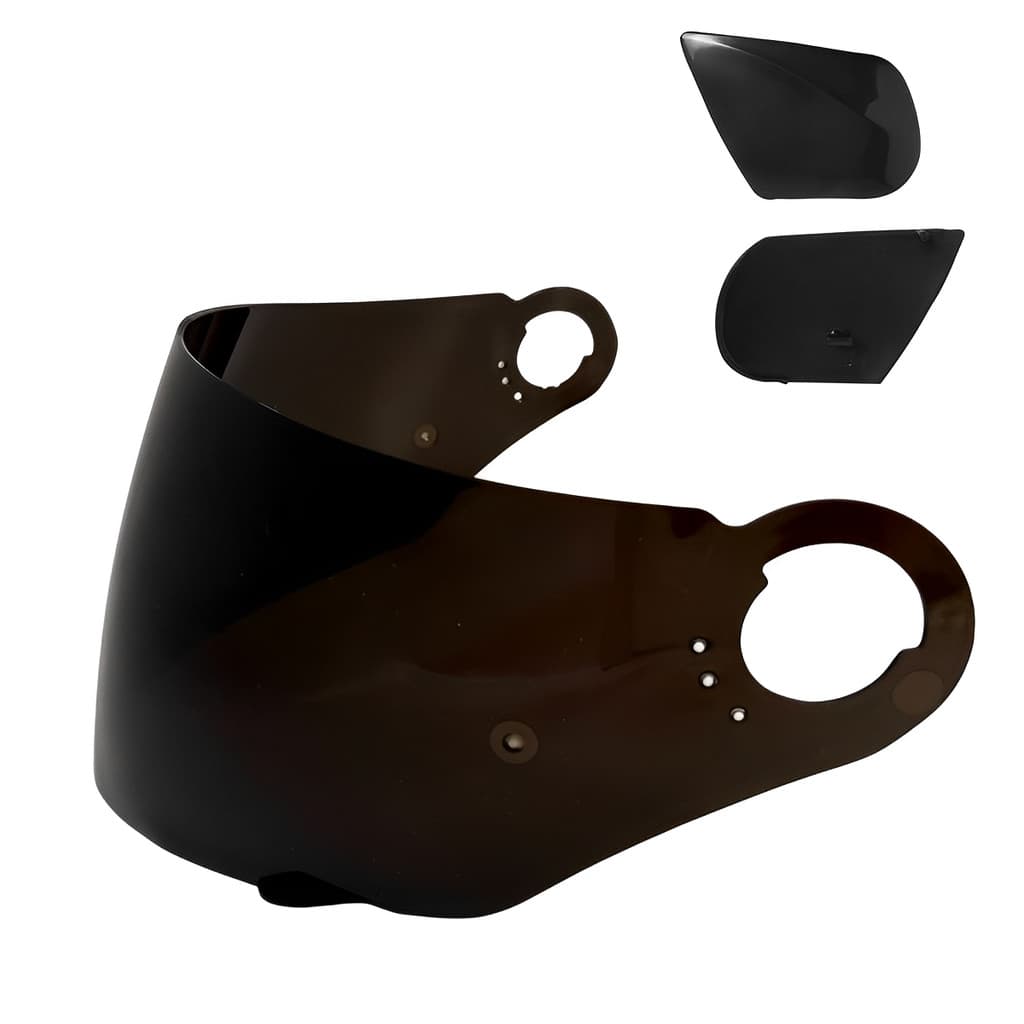 Viseira Fumê + Capa Lateral Capacete Tork Liberty 4/5