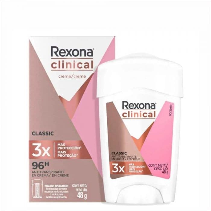 Rexona Clinical Classic Feminino 96h 58g