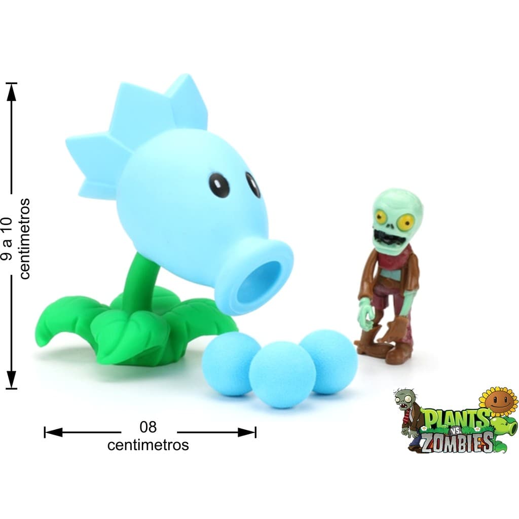 Miniaturas Action figures Plantas vs Zumbis (Plants VS. Zombies)