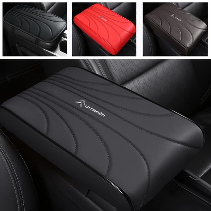 Citroen Almofada de apoio de braço de espuma de couro espessado para automóveis c4 Cactus c5 c3 Aircross e-c4 DS5 DS7