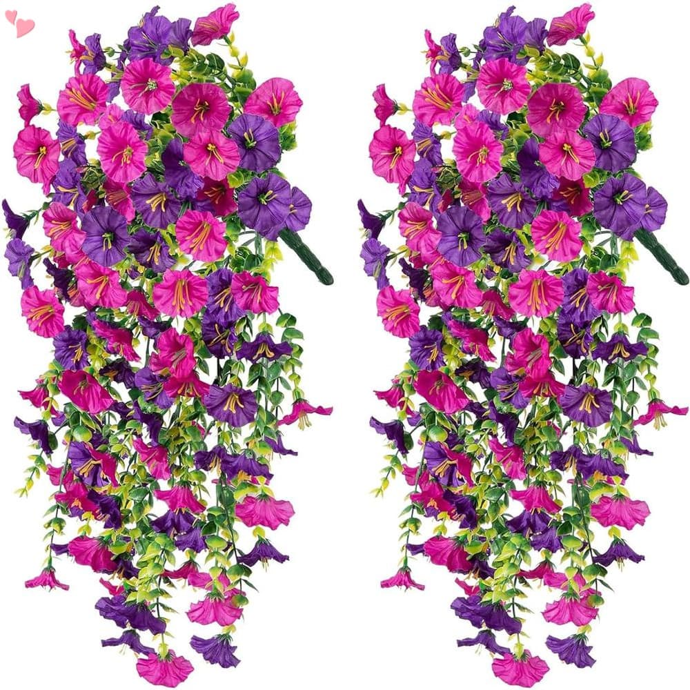 Flores Decorativas Suspensas Ao Ar Livre Glicínias Decoração De Parede De Primavera Artificial Para Jardim Corredor Quin