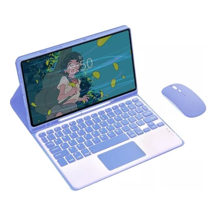 Capa com Teclado Touch e Mouse Para IPad 7/8/9 Geração 10,2 inch, air3, pro 10,5 inch