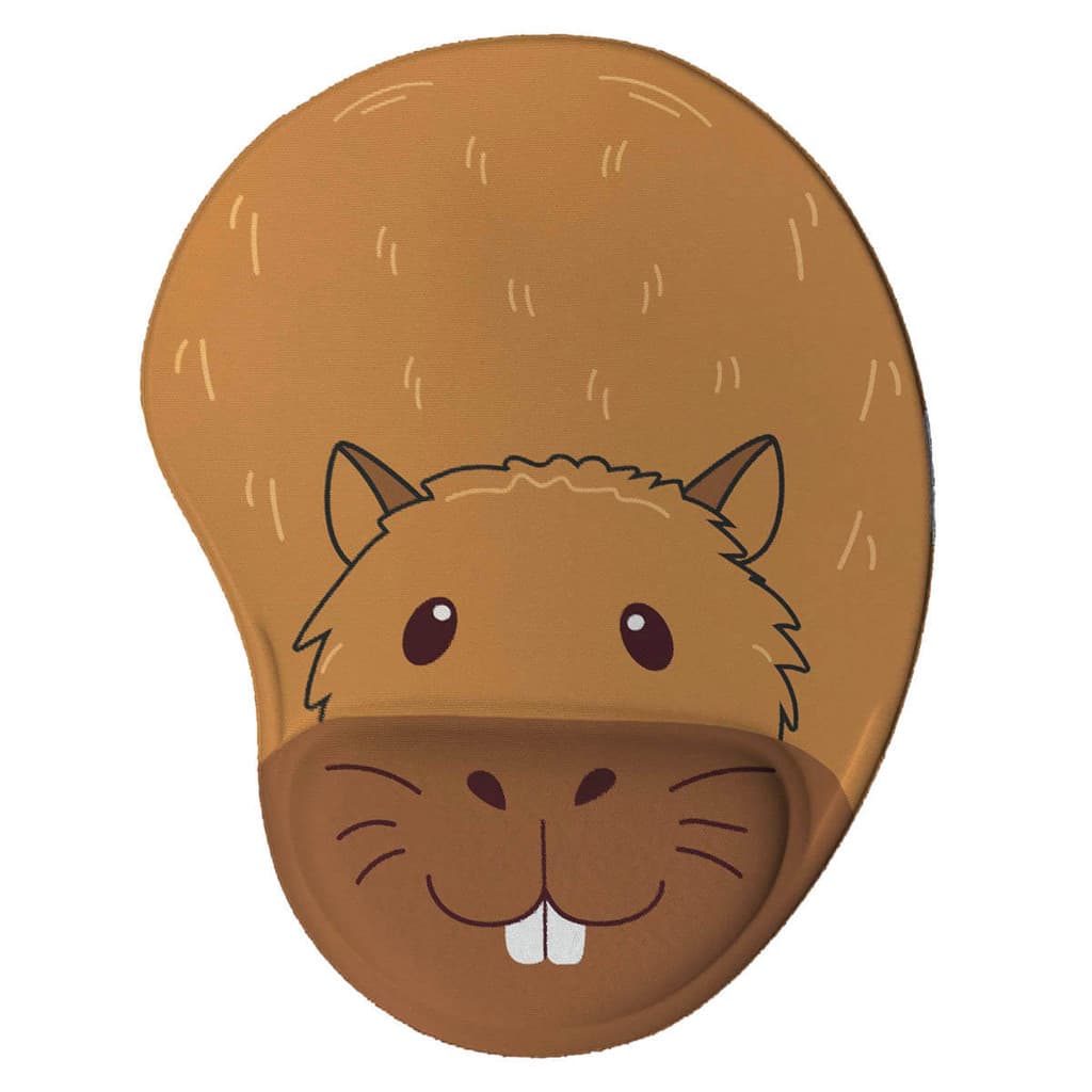 Mouse Pad Ergonômico - Capivara Fofa Kawaii