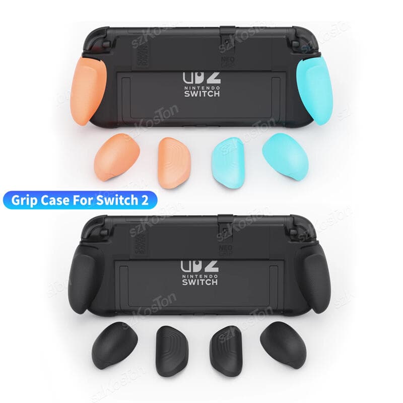 NeoGrip Com Capa Rígida Ergonômica Alças Substituíveis Para Nintendo Switch 2 Protetora Console De Jogos