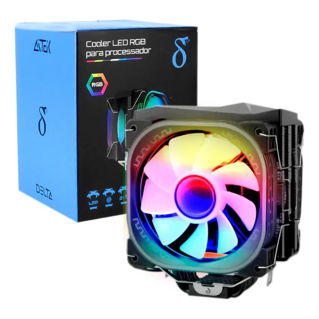 COOLER PARA PROCESSADOR ATÉ 200W RGB DELTA-C6220