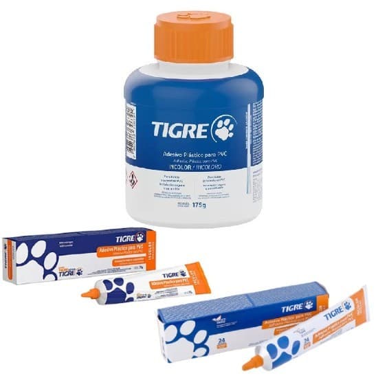 Cola Adesivo Plástico Incolor Para PVC - 17g/75g/175g