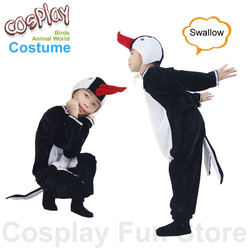 Fantasias de Cosplay para Crianças, Trajes de Pássaros para Apresentações, Macacões de Águia e Coruja, Vestidos de Dança