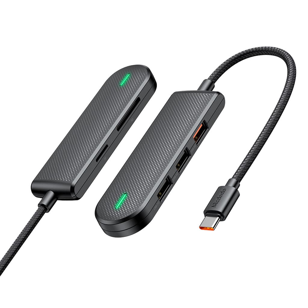 Extensor USB Hub 5 x 1 USB-C 3*USB2.0 1*USB3.0 SD/TF Mcdodo