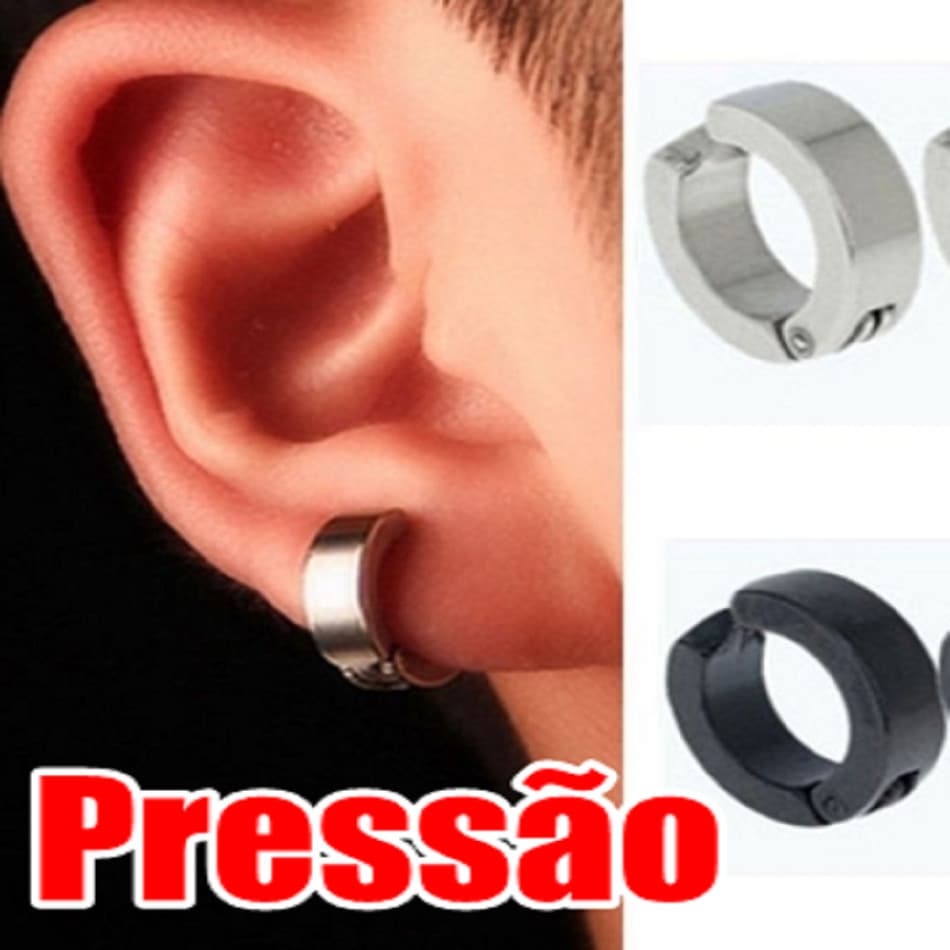 BRINCO DE PRESSÃO Masculino,Feminino,Infantil /Anti Alérgico Aço Inox