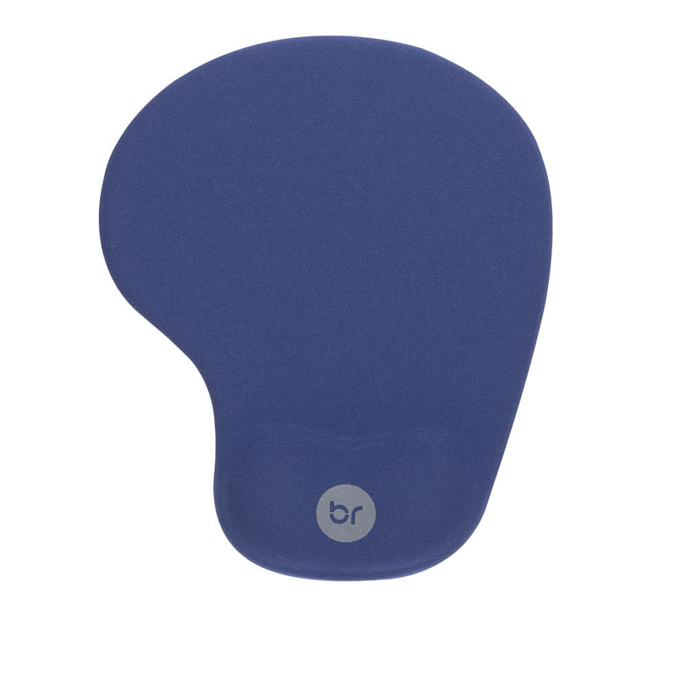 Mouse Pad Com Apoio De Pulso Em Azul Escuro Bright