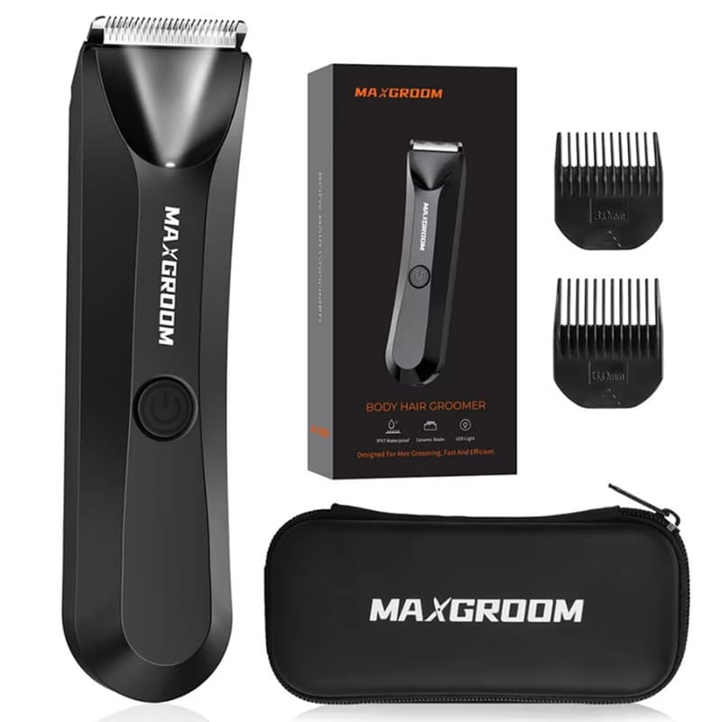 Barbeador preciso que remove pelos sem machucar ou irritar