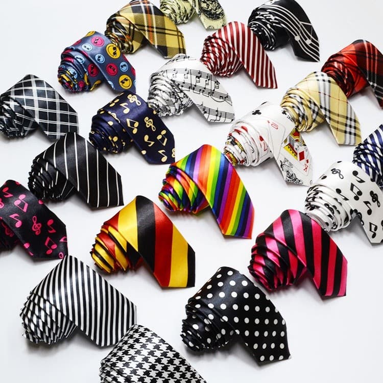 Gravata Estampada De 5 Cm casual Da Moda Europeia E Americana