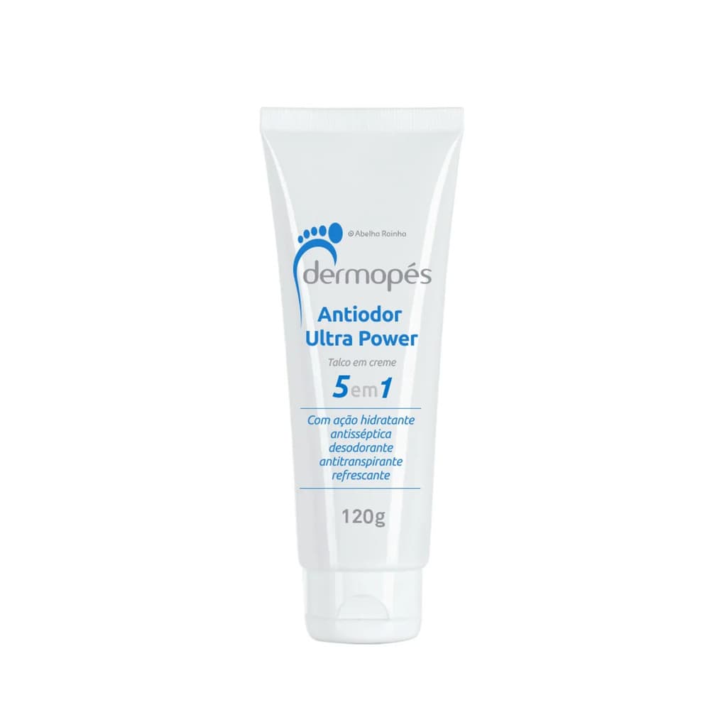 Abelha Rainha Talco em Creme 5x1 Antiodor Ultra Power - 120g