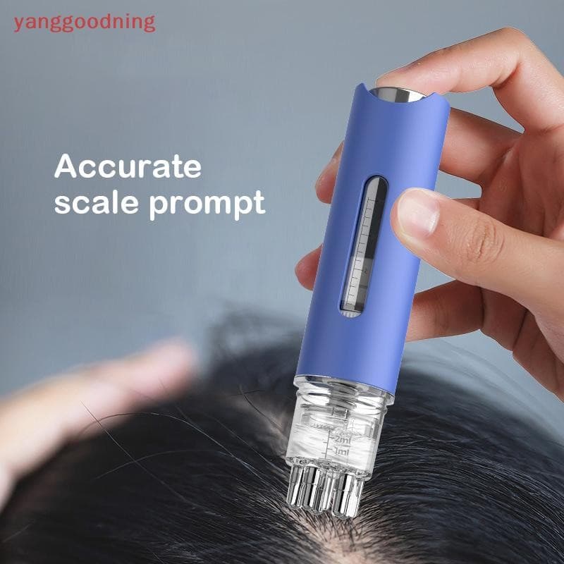 (YGN) Aplicador De Couro Cabeludo Pente Líquido De Massagem Portátil Massageador Guia Anti Perda De Cabelo Ferramentas D