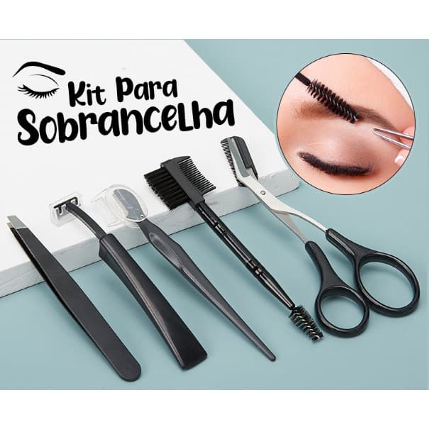 Kit Design para Sobrancelhas 5 Peças (S-15)