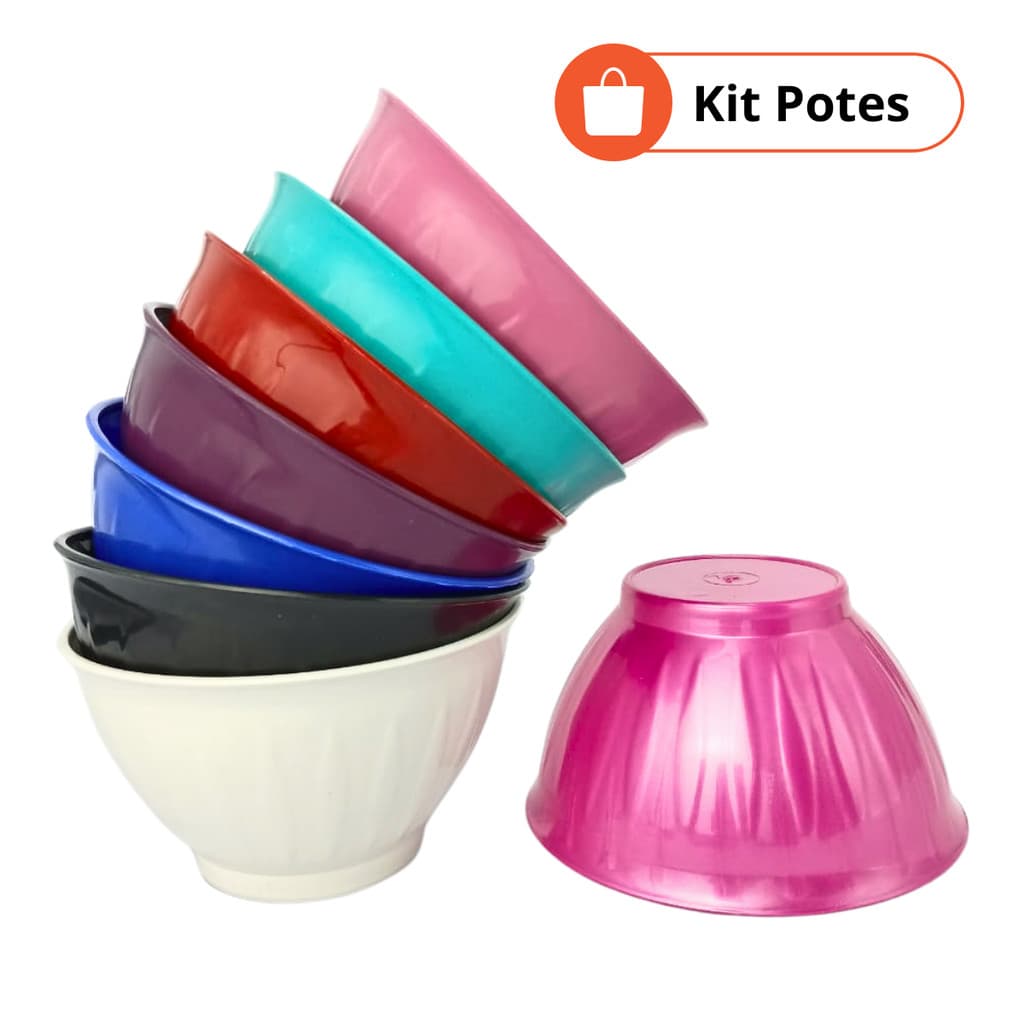 Kit 30 á 100 Potes Cumbuca 500ml Para Sobremesa Petisco Caldos Gelatinas Açaí Porções Sorvetes