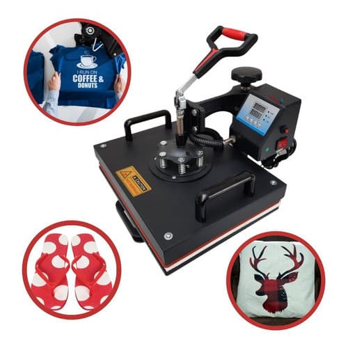 Prensa Sublimadora Térmica Sublimação 29x38 Plana 1200w Top
