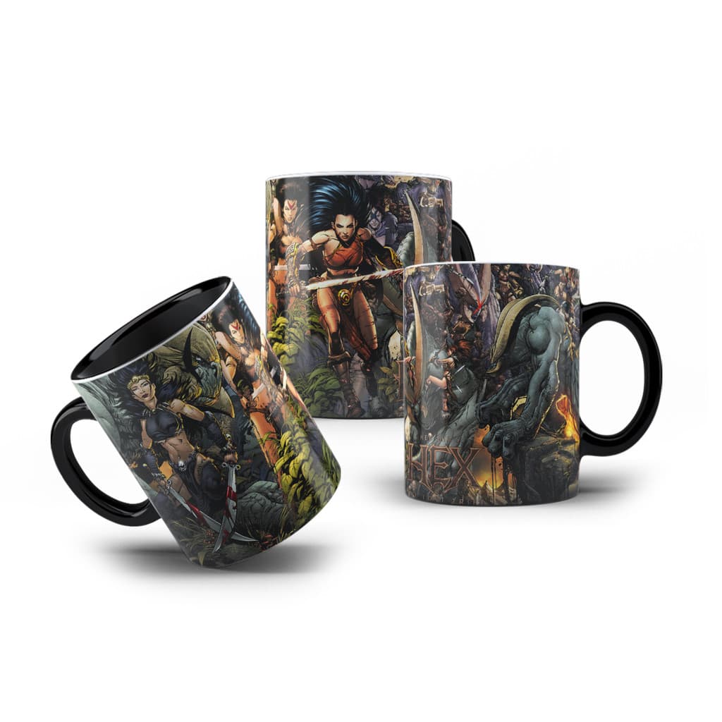 Caneca de Porcelana Coleção Keu Cha's Hex The Lost Tribe