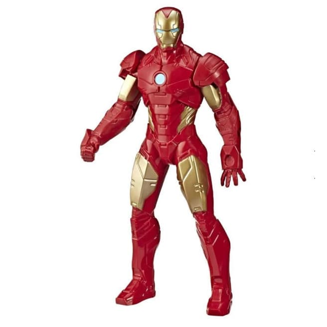 BONECO HOMEM DE FERRO ARTICULADO COM LUZ 18CM - ENVIO IMEDIATO TOP DE LINHA