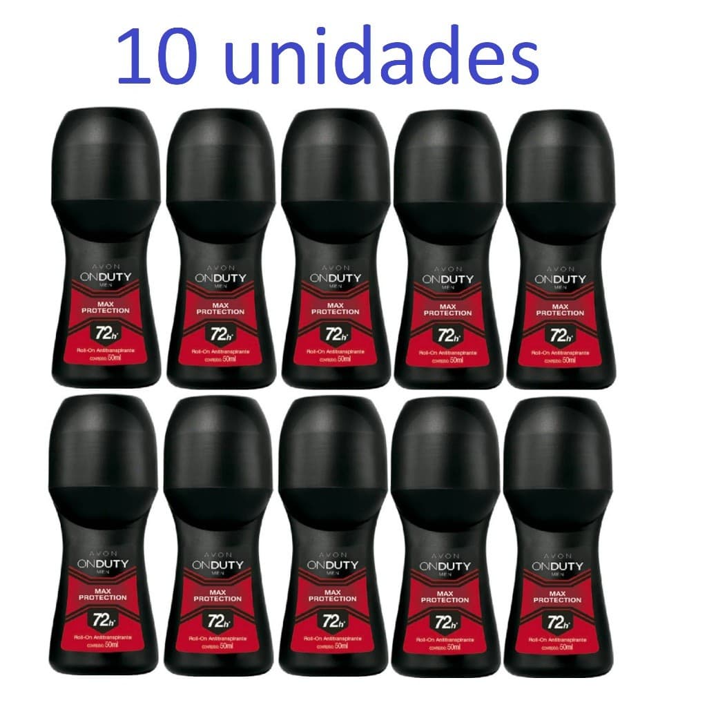 KIT 5 Desodorantes Roll-On Antitranspirante Avon 50ml Masculino/Feminino Escolha Variação