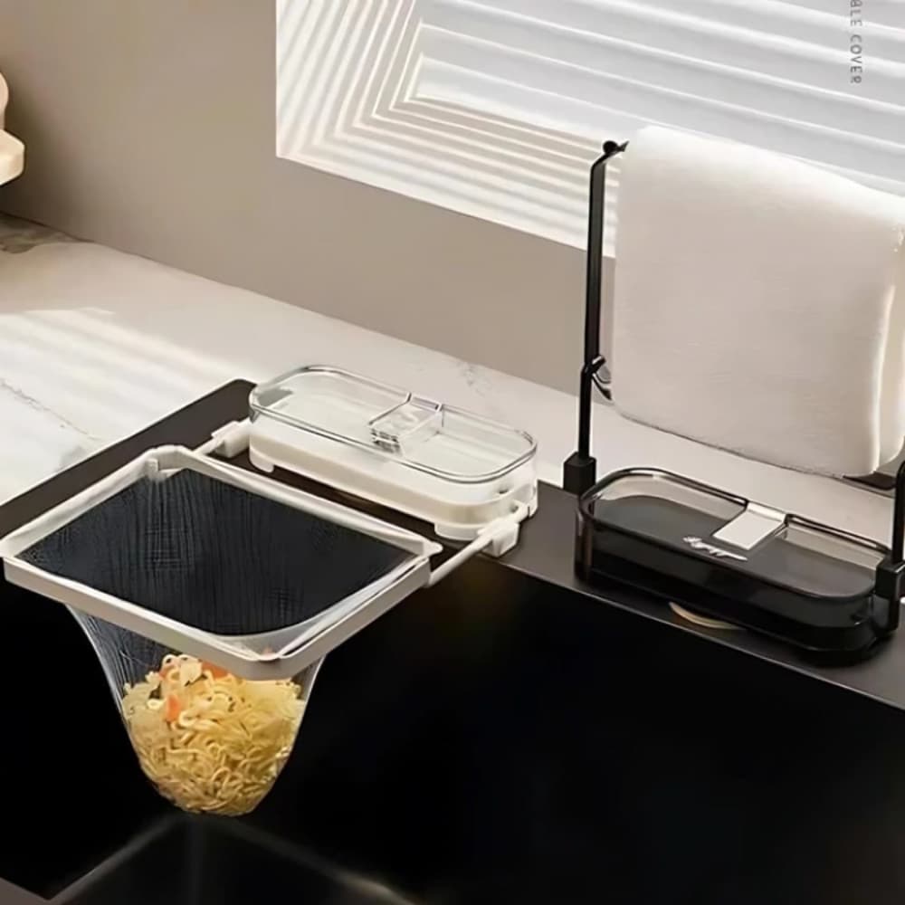 Conveniente Bastidor De Filtro De Pia De Cozinha Para Manter Sua Limpa E Arrumada Envio Imediato