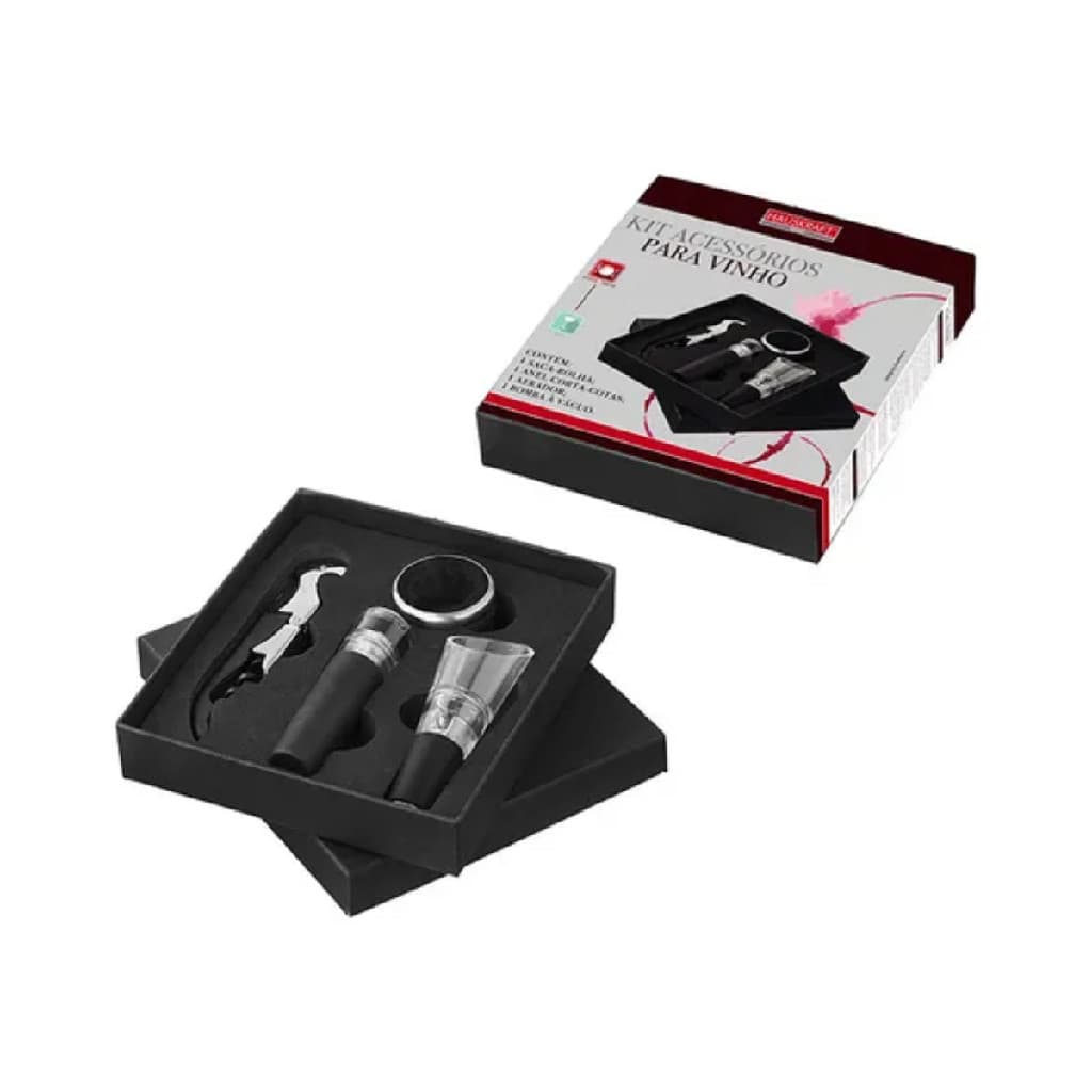 Abridor vinho garrafa saca rolha elétrico kit automático