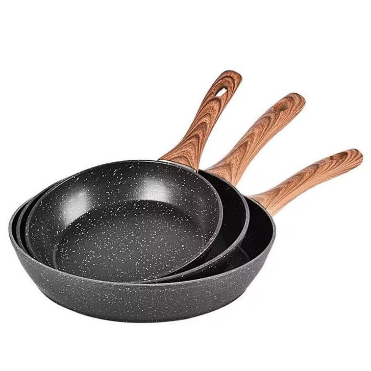 Frigideira De Indução Cerâmica Alta qualidade Antiaderente 4 mm Reforçada Com Cabo Ergonômico Top vida