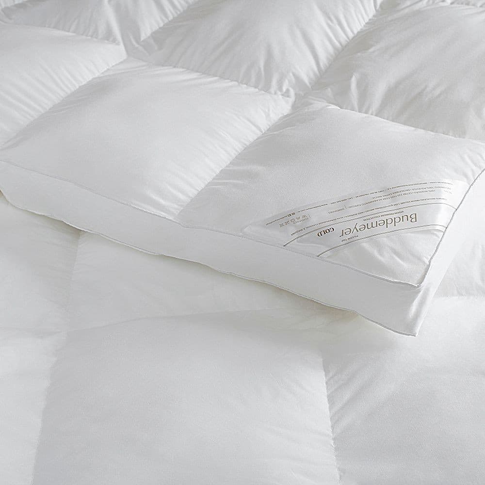 Pillow Top Queen Buddemeyer Vision Fill Gold 100% Algodão Acetinado Branco