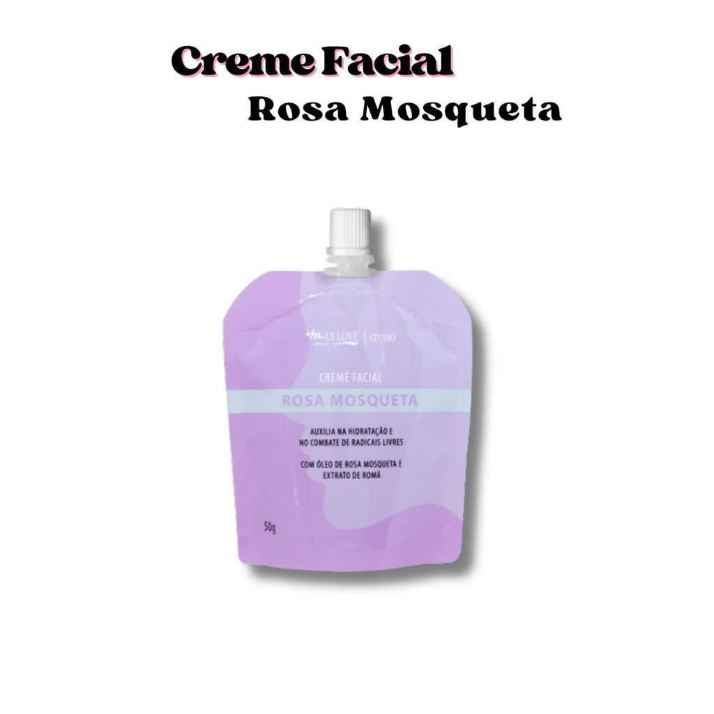 Creme Facial Rosa Mosqueta Max Love