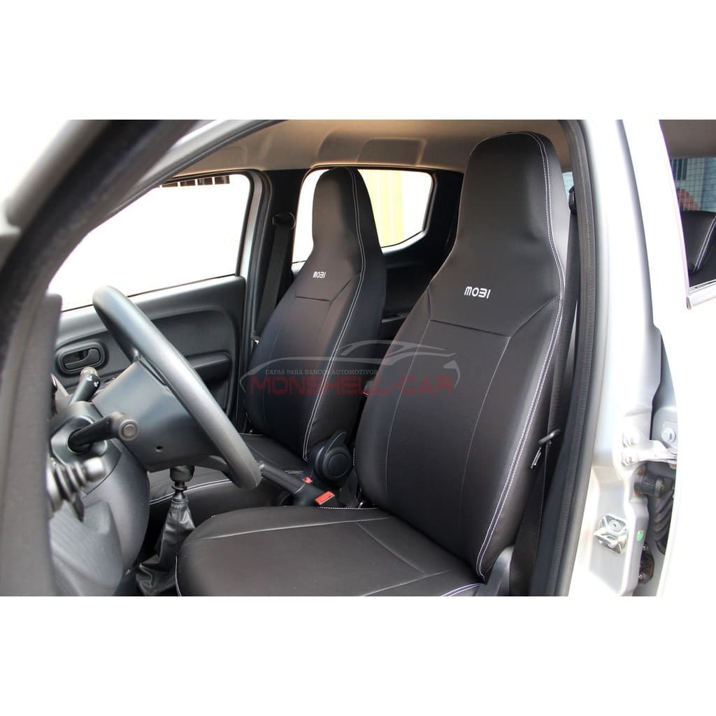 Capa De Bancos Automotivos Carro em Couro Fiat Mobi 2017 a 2020