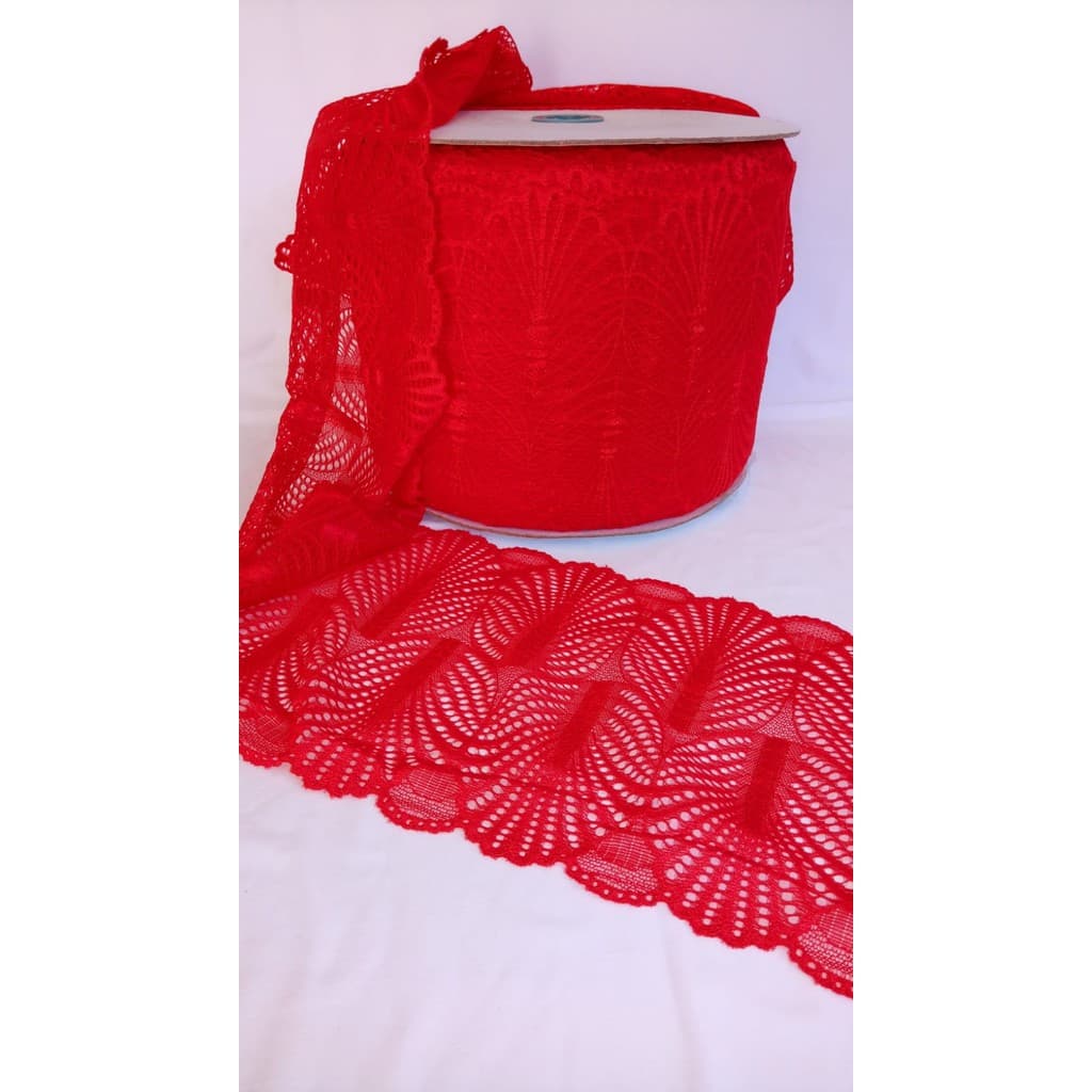 Renda Com Elastano à Metro - Armarinho Para Fabricação - Largura 18cm