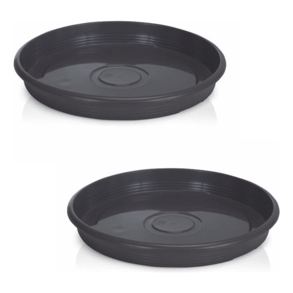 Kit 2 Pratos 17 Cm De Diâmetro Para Vasos E Pote De Plantas