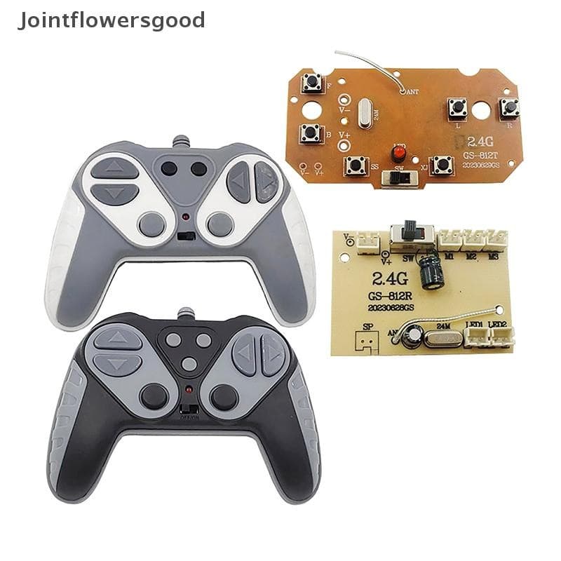 JTFG 1 Conjunto 6CH 2.4G Placa Transmissora E Receptora Sistema De Rádio Com Controle Remoto RC Para Veículos Caminhões