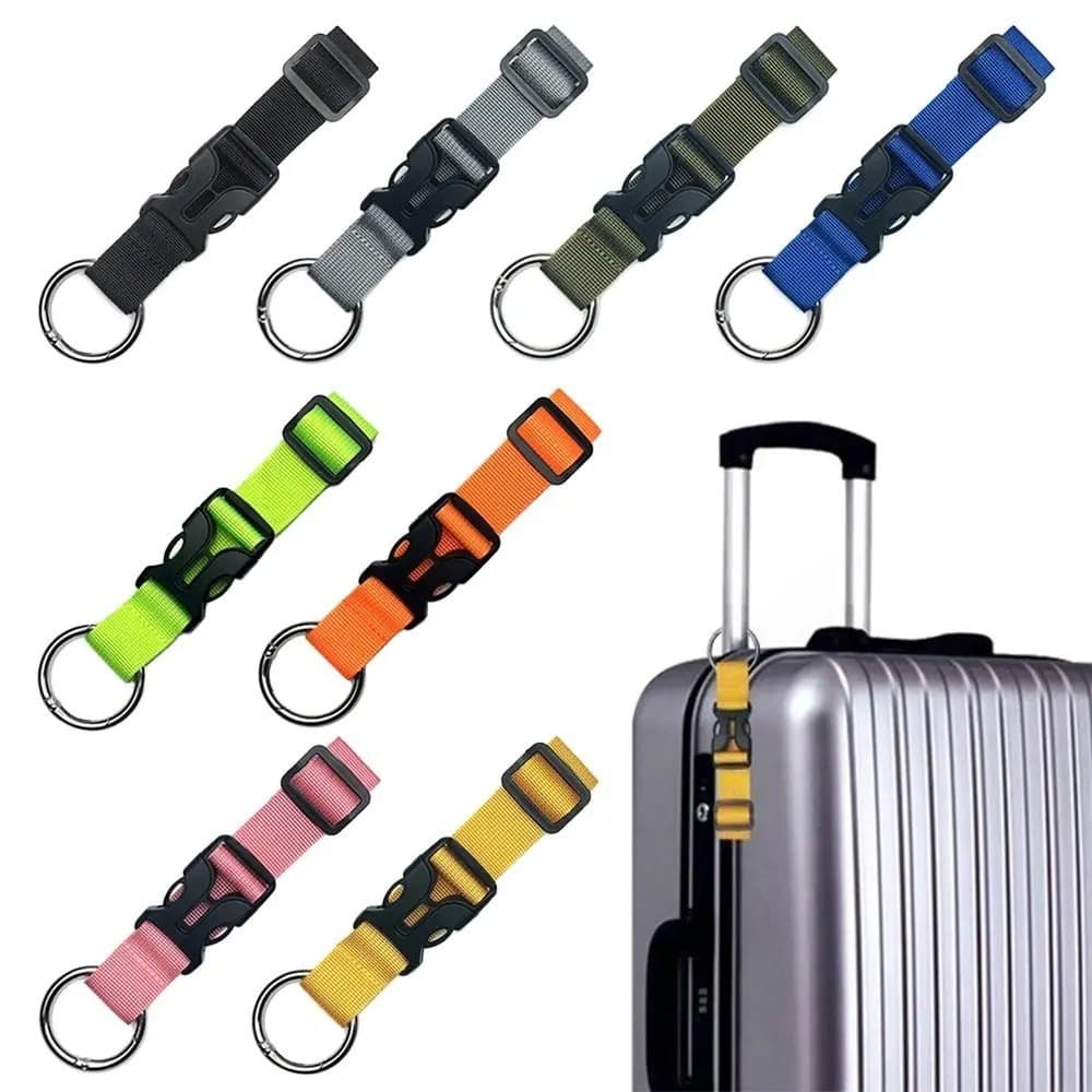 Alça De Bagagem De Viagem Ajustável Resistente , Fivela De Mochila , Cinto , Cabide , Clipe De Mala , Gancho De Suspensã