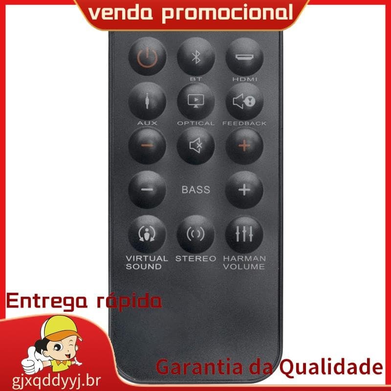 Controle Remoto Para Cinema Em Casa Soundbar SB350 SB 350 SB250 250 Base De Som 2.2 Barra De Som.gjxqddyyjbr