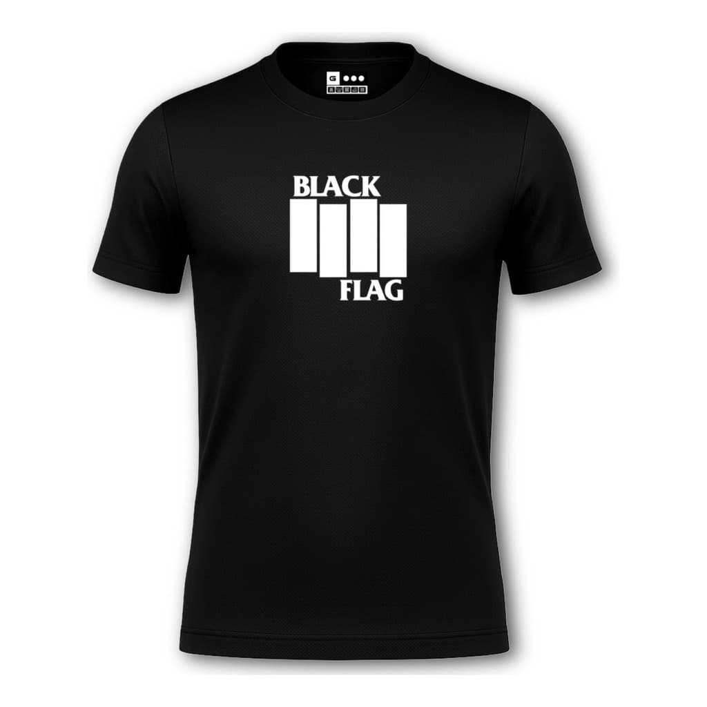 Camisa Camiseta Black Flag Dry Fit Masculino Banda Punk Rock